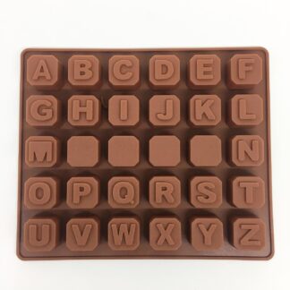 Molde de silicón Letras